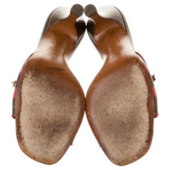 LOUIS VUITTON Monogram Cerises Mules. RARE! - Picture 6 of 7
